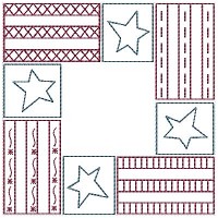 Our Flag Candle Mat-5 Inch & Larger
