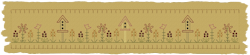 Birdhouse Flower Patch Towel Band