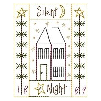 Silent Night Sampler 5x7