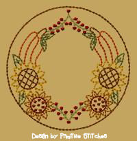 Sunflower Harvest Candle Mat-CW-4-Inch & Larger