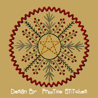 Winter Floral Candle Mat -4 inch & Larger