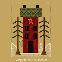 Winter Saltbox House 1-5x7-Fill