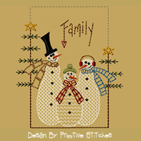 Snowman Family-5x7