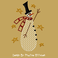 Snowman Family-Dad-4X4